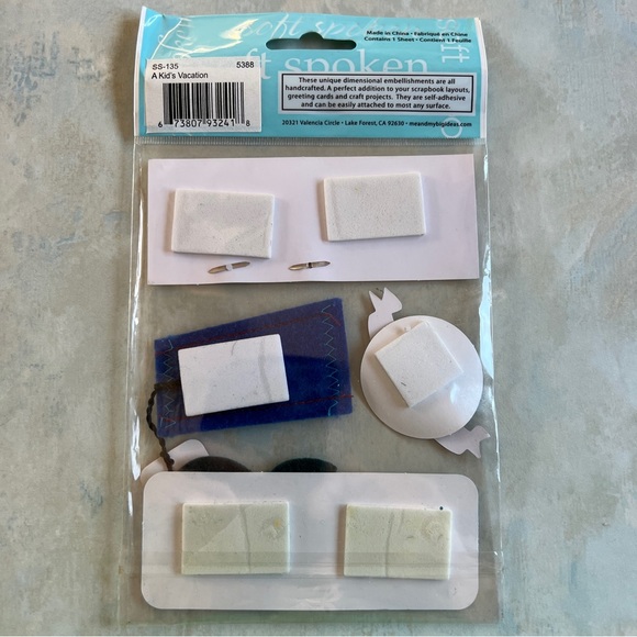 NWT Soft Spoken A Kid’s Vacation Dimensional Sticker Set - Picture 2 of 6